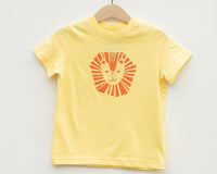 Yellow Lion Toddler T-Shirt - Grey Duck & Co.
