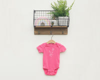 Pink Floral Infant Bodysuit - Grey Duck & Co.