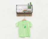 Lime Green Pear Juice Box Toddler T-Shirt - Grey Duck & Co.