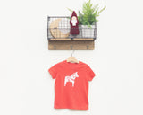 Red Dala Horse Toddler T-Shirt - Grey Duck & Co.