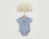 Grey Cactus Infant Bodysuit - Grey Duck & Co.