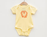 Yellow Lion Infant Bodysuit - Grey Duck & Co.