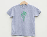 Heather Grey Cactus Toddler T-Shirt - Grey Duck & Co.