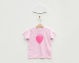 Pink Strawberry Toddler T-Shirt - Grey Duck & Co.