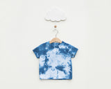 Indigo Dyed Toddler T-Shirt - Scrunch - Grey Duck & Co.