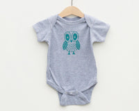 Grey Owl Infant Bodysuit - Grey Duck & Co.