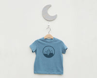 Indigo Mountains Toddler T-Shirt - Grey Duck & Co.