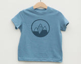 Indigo Mountains Toddler T-Shirt - Grey Duck & Co.