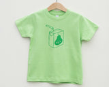 Lime Green Pear Juice Box Toddler T-Shirt - Grey Duck & Co.