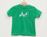 Green Cabin Toddler T-Shirt - Grey Duck & Co.