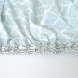 Grey & White Geometric Fitted Crib Sheet - Grey Duck & Co.